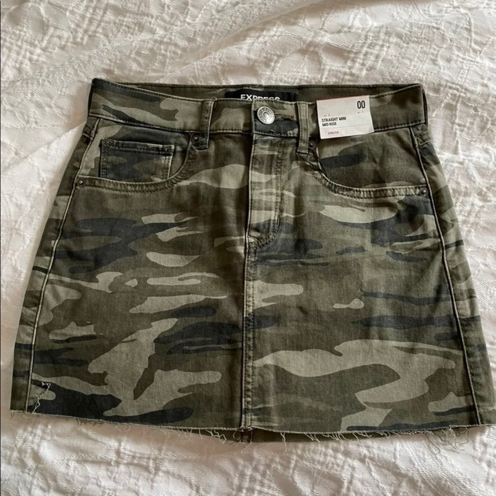 Camo Mini Skirt